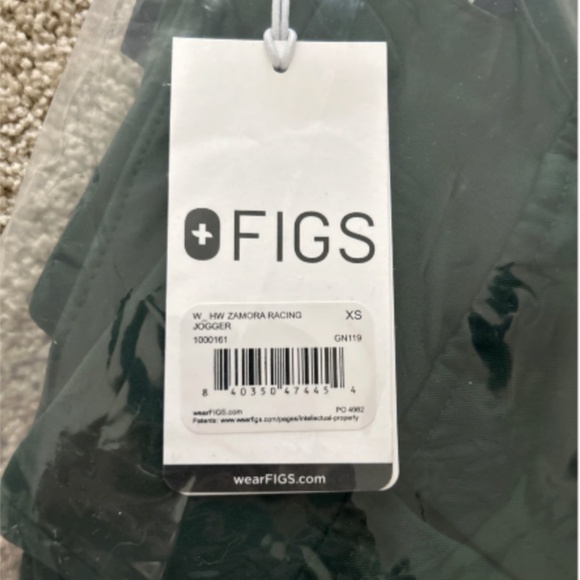 Figs Scrub Pants, British Racing Green, HW XS/Regular - Picture 2 of 2